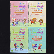 4pcs Sank Magic Practice Copybook